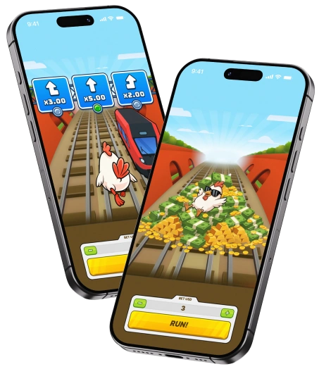 Chicken Subway sul cellulare.